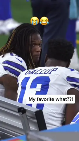 Never forget when CeeDee Lamb & Michael Gallup debated pie on the sidelines 🥧 (via @Dallas Cowboys) #pie #thanksgiving #football 