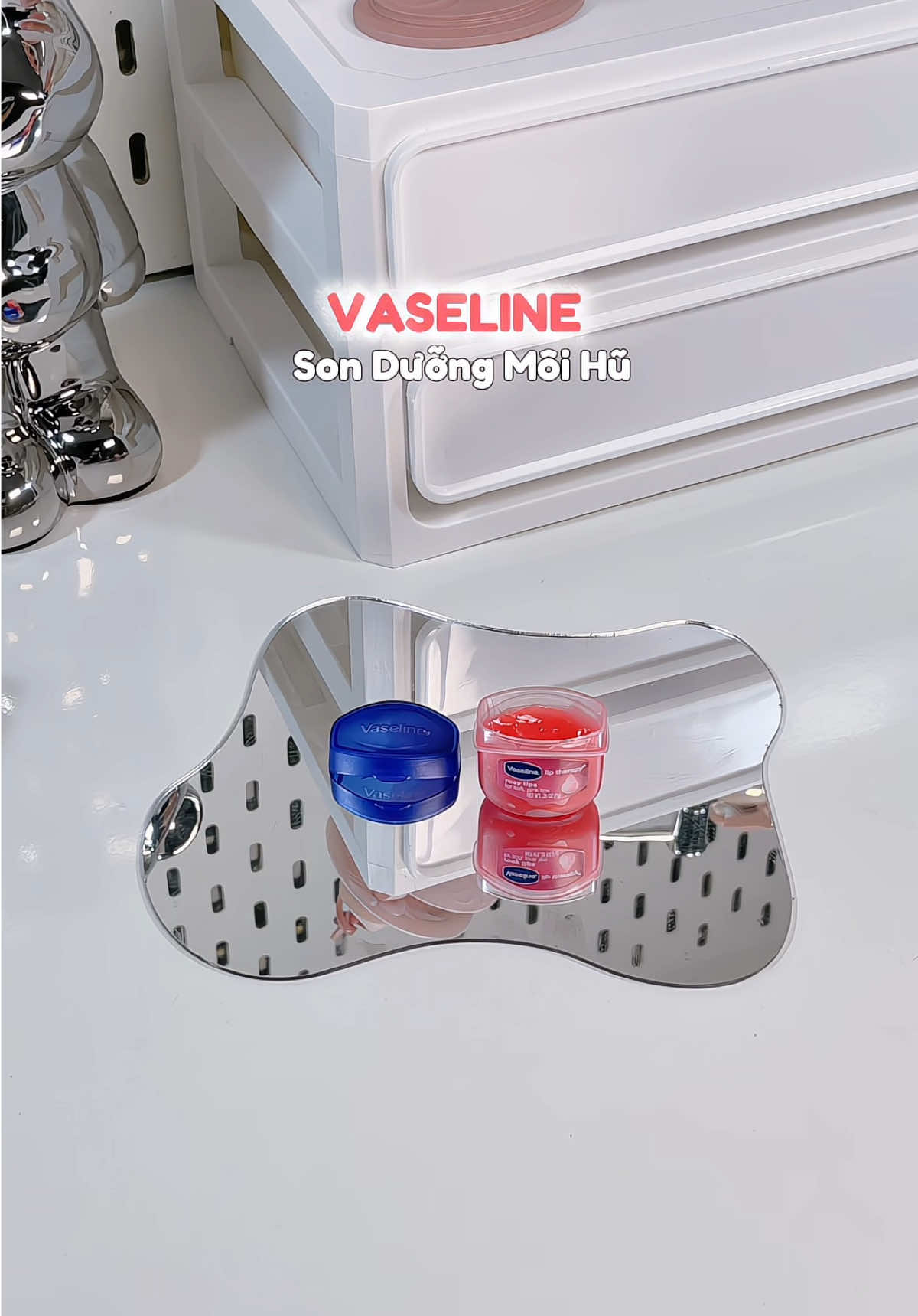 Son dưỡng môi Vaseline dạng hũ #vaseline #duongmoivaseline #sonduong #unboxing #reviewlamdep 