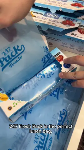 Stay neat. Stay fresh. Stay ready. All day long 💙 #KitchenHacks #mealprep #foodstorage #247freshpack #lunchidea