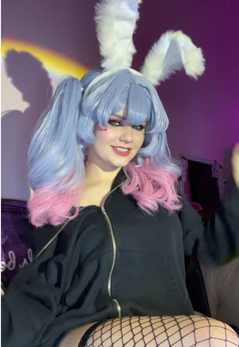 Her actual outfit is coming soon guys 🤫🤫 #rabbitholemiku #rabbitholemikucosplay #miku #cosplay 