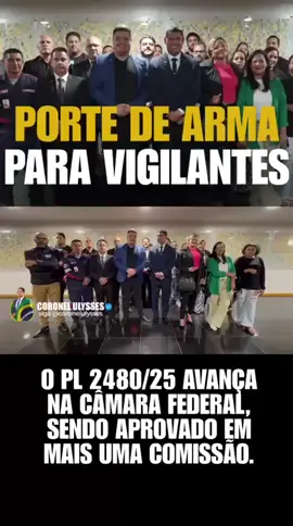 ✓ O nosso relatório ao projeto 2460/2025 foi aprovado e representa um avanço importante para a valorização e proteção dos profissionais da segurança privada. A proposta autoriza o porte de arma de fogo para vigilantes e demais agentes do setor, seguindo critérios técnicos e psicológicos rigorosos. O que muda: - Inclusão dos profissionais de segurança privada entre as categorias autorizadas a portar arma;  - Validade do porte vinculada aos exames e reciclagens obrigatórias;  - Exame psicotécnico da atividade também vale para o porte; - Responsabilidade do empregador de informar à PF sobre desligamentos; - Uso indevido da arma passa a configurar justa causa. Mais reconhecimento, profissionalização e segurança para quem protege a sociedade!