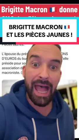 En #France à #Paris la dame #Macron donne de l’argent à une association dirigée par une militante de son mari qui vient des #Piècesjaunes ! #élysée 