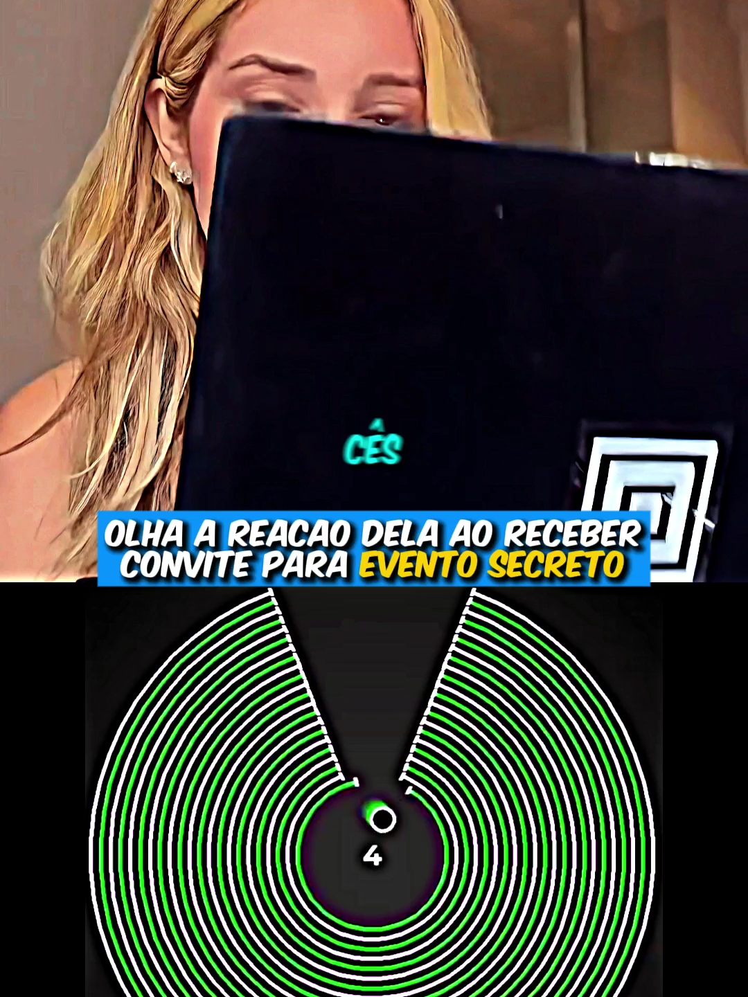 Olha a reção dela ao receber convite para evento secreto #eventoclipfy #EpicEra #amandameirelles @clipfyai.league