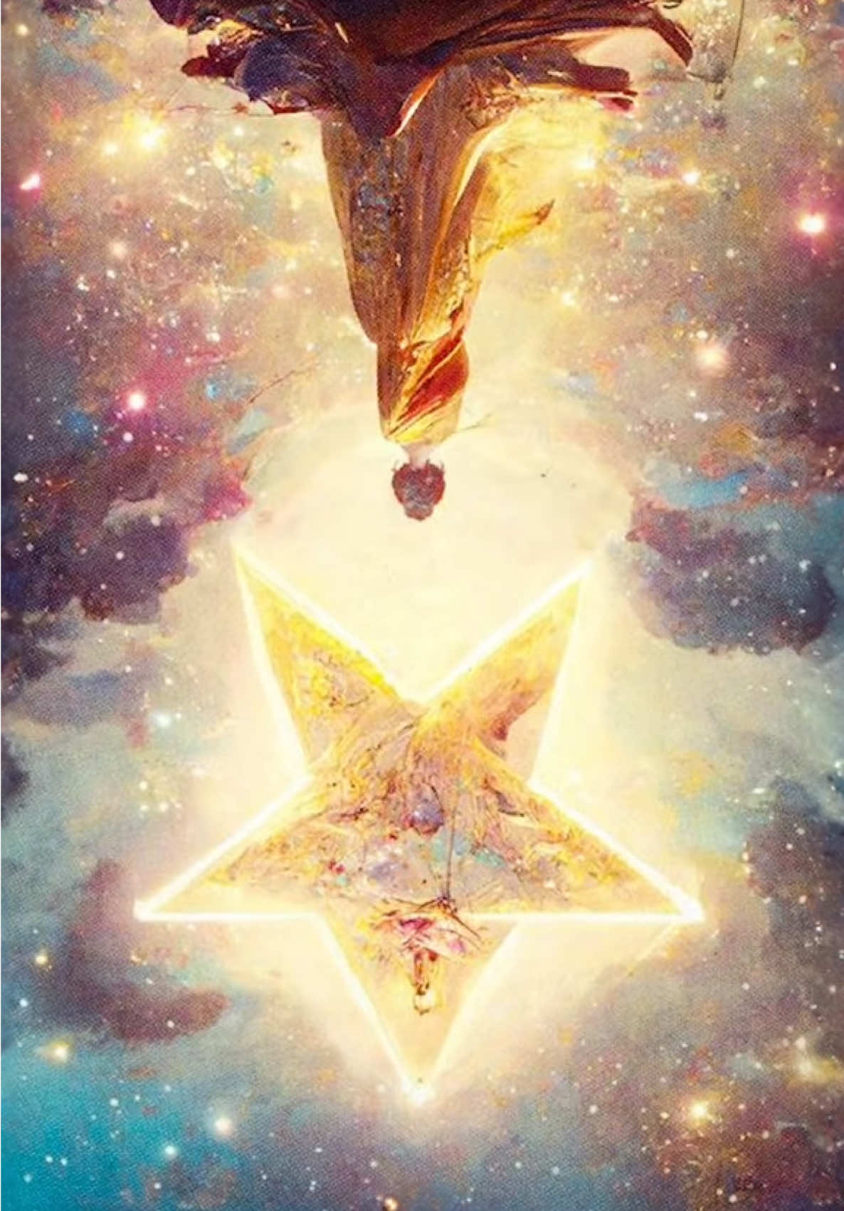 La Estrella en su posición invertida 🍯🙌🏽🍃 #tarot 