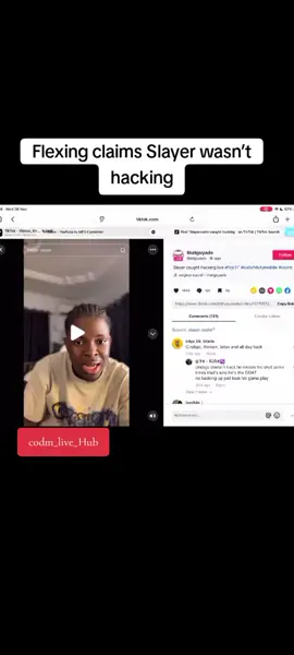 Flexing claims Slayer wasn’t hacking@Flexing #codmlivehub 