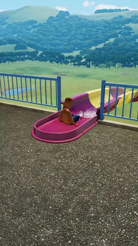 This Slide is PURE ADRENALINE NIGHTMARE_ 😨🌊⚡ _ Planet Coaster #waterslides #viralvideo #swimmingpool #waterpark #viral 