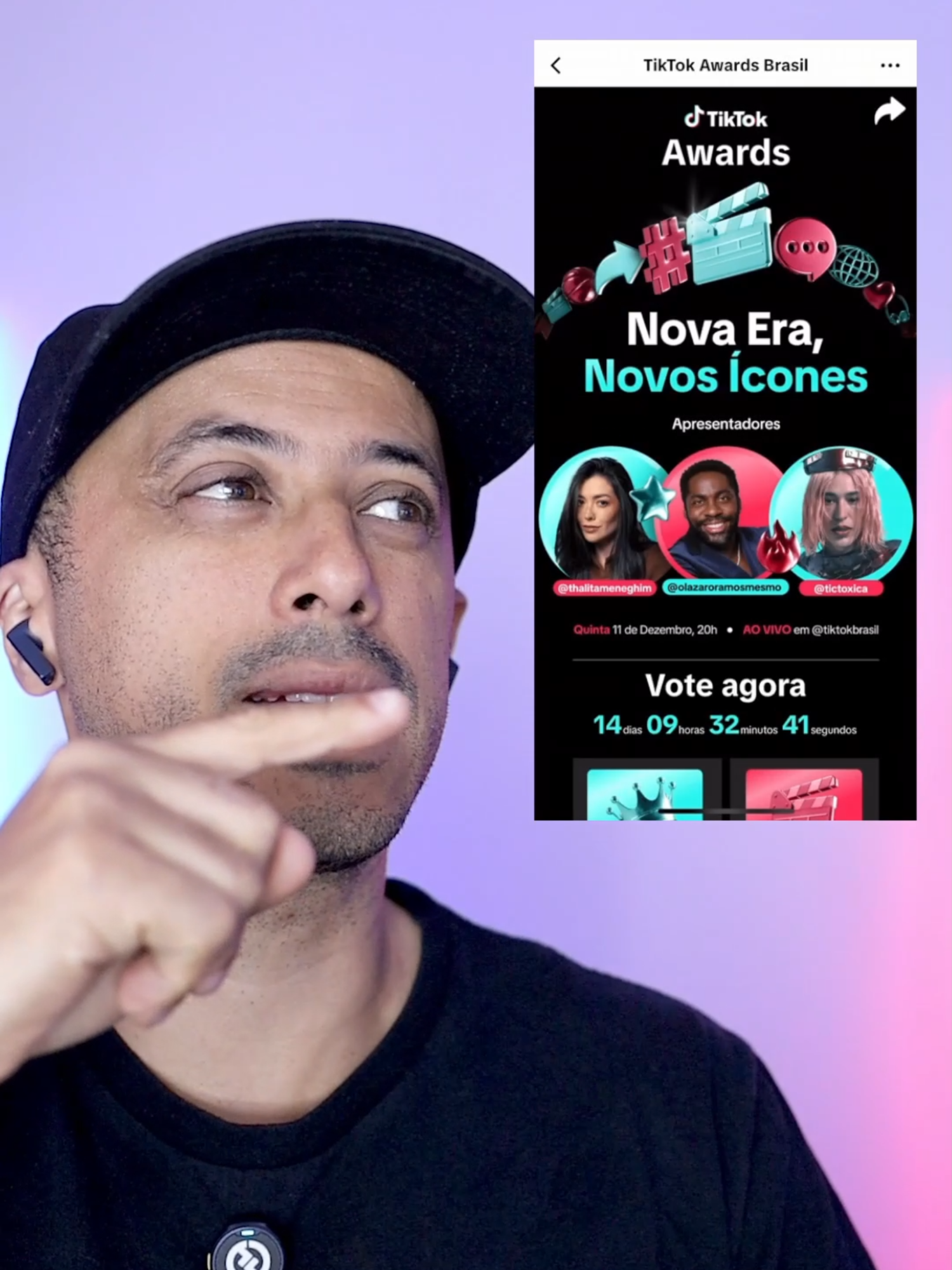 Como votar no TikTok Awards em Mim #Blackbolt #tiktokawards