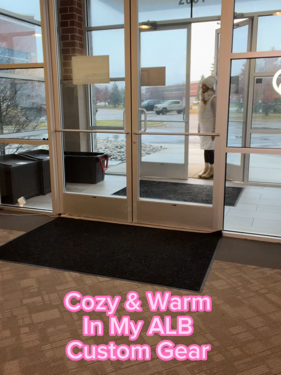 Winter errands just got an upgrade. Long puffer vest ✔️ Cozy hat + scarf ✔️ Warm socks ✔️ Looking cute, staying warm = the ALB way. 🤍❄️ #winterready #cozyvibes #layeringseason #coldweatherstyle