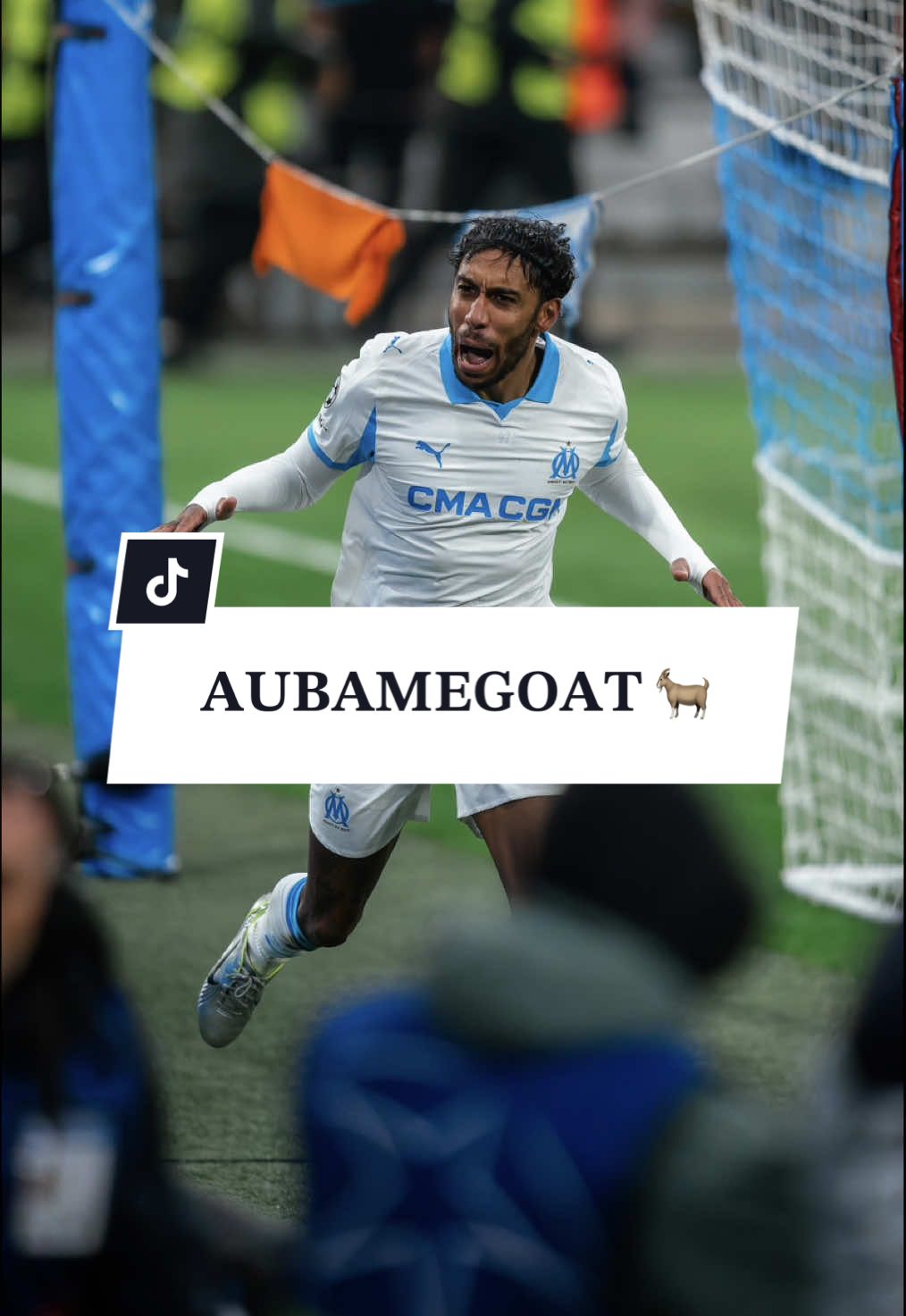 𝐀𝐔𝐁𝐀𝐌𝐄𝐆𝐎𝐀𝐓 🐐   🔙 Le 𝗱𝗼𝘂𝗯𝗹𝗲́ 𝗲́𝗰𝗹𝗮𝗶𝗿 de notre attaquant⚡️ #om #marseille #footballtiktok #championsleague 