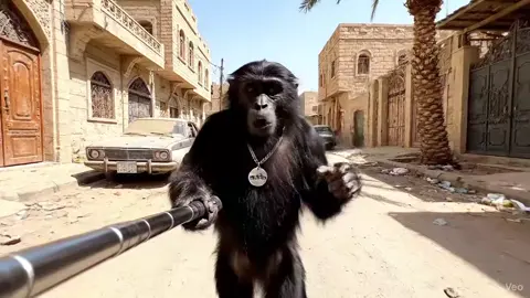 يلا بسرعه @منير غانم اباچيدااا 😂#ذكاء_اصطناعي #قرد #مارتن #ضحك #العراق 