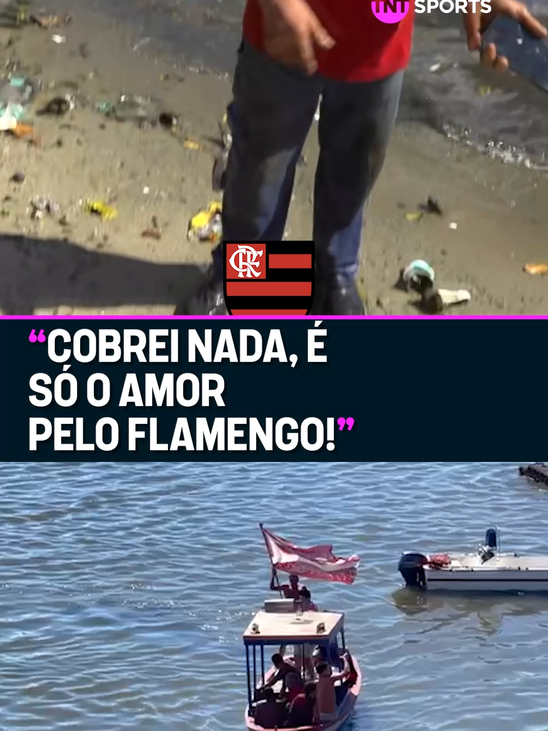 O AMOR PELO FLAMENGO PAGA ATÉ O BARCO! 🔴⚫😅 Nada de cobrar passagem hoje, o que importa é levar a maior quantidade de flamenguistas possível pra apoiar o AeroFla! #FutebolBrasileiro #Libertadores #flamengo #aerofla #tiktokesportes