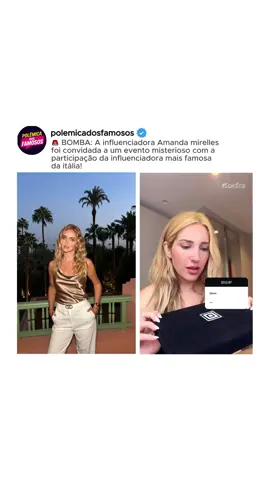 Vários famosos estão recebendo convites misteriosos para um evento que acontece amanhã. Quem mais será que recebeu? #epicera #amandamirelles #polemica #eventoclipfy @clipfy.league 