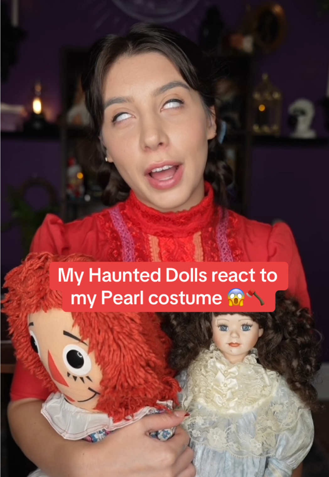 Why is Lola so wholesome 😭 Who else loves her? 🥹 #haunteddoll #paranormal #pearl #annabelle 