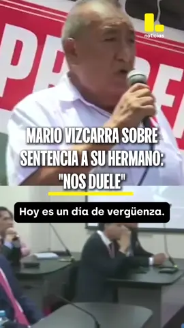 Estas fueron las declaraciones de Mario Vizcarra inmediatamente después de que su hermano, Martín Vizcarra, fuera sentenciado a 14 años de prisión. #LatinaNoticias #Perú #NoticiasPerú #MartinVizcarra 