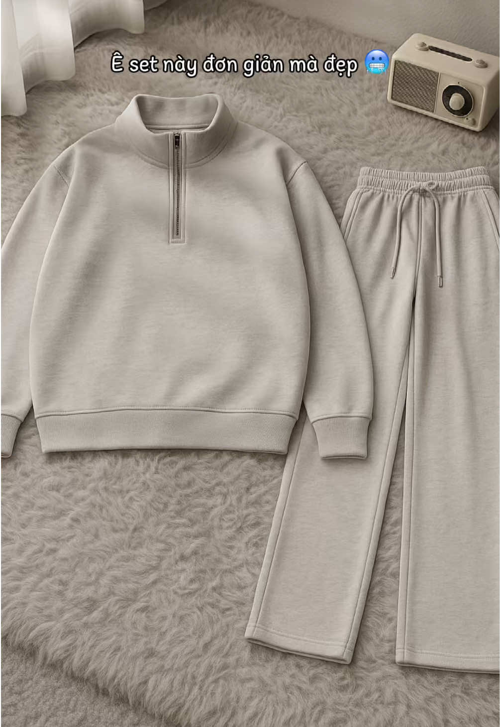 ( DEAL MỞ BÁN ) Bộ Nỉ Nam Nữ #setbo #xuhuong 