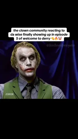 This shii means somethin mannn🤧💯🔥 #pennywise #welcometoderry #itwelcometoderry #joker #arttheclown 