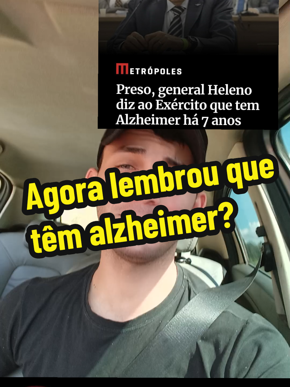 Agora ele lembrou que têm alzheimer ? #augustoheleno #alzheimer #semanistia #STF #bolsonaropreso 