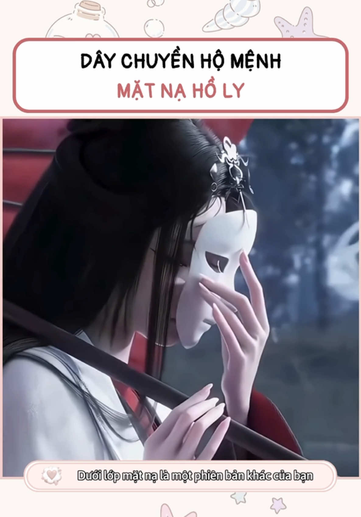 dây chuyền hộ mệnh mặt nạ hồ ly #daychuyen #daychuyenhomenh #daychuyennu #daychuyennamnu #vongco 