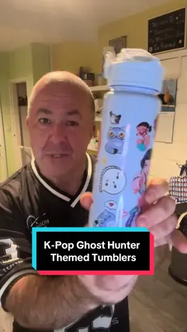I really like the style of these K-pop ghost hunter themed tumblers. Perfect for children who like K-pop #kpopdance #tumblers #kidstoys #blackfridaydeal  #tiktokshopuk 