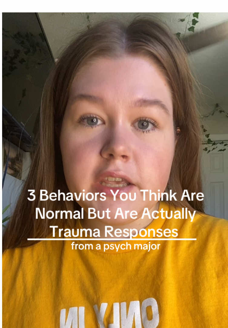 Since y’all loved the anxiety version so much this one touches on trauma!! #fyp#psychologyfacts#childhood#trauma#relatable 
