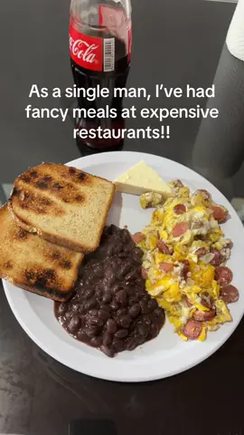 As a single man, I’ve had fancy meals at expensive restaurants!! #fyp #food #Foodie #simplelife 