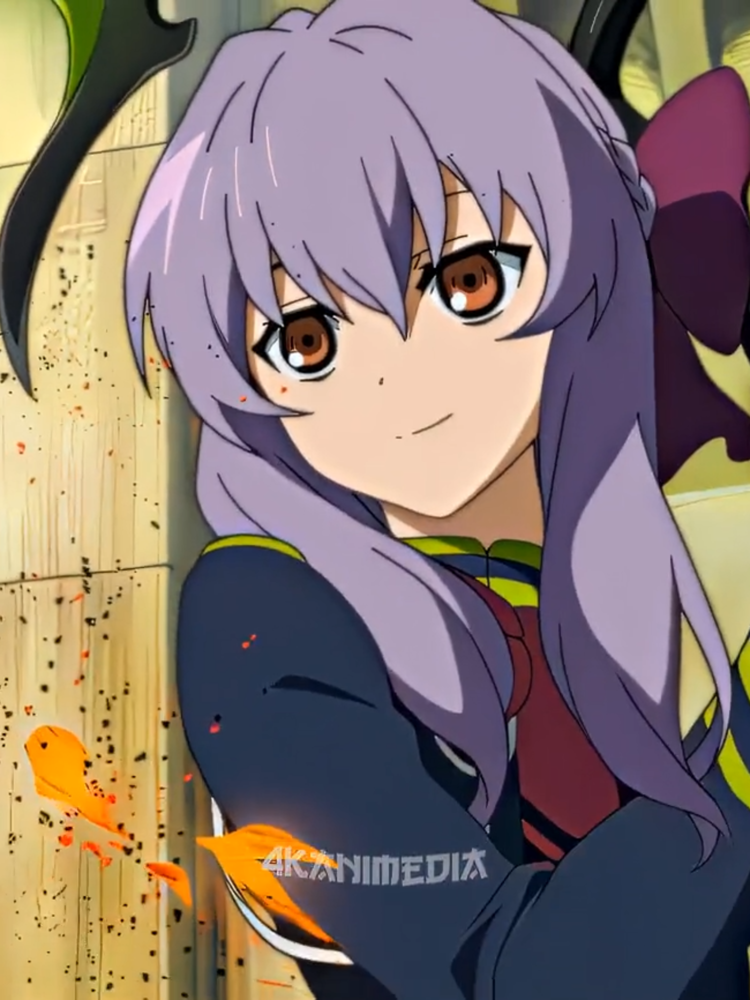 Shinoa with this trend #shinoahiiragi #shinoa #seraphoftheend #owarinoseraph #animeedit #animetiktok
