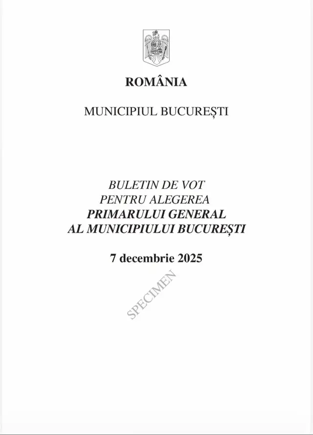 Eu am pus ștampila pe Anca Alexandrescu pe poziția 11 pe buletinul de vot. Așa arată buletinele de vot pe cine puneți ștampila la Primăria Capitalei pe 7 decembrie la alegerile locale 2025? #alegerilocale2025 #primargeneralbucuresti 