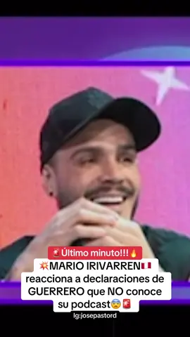#greenscreen Asi reacciono!!!🚨💥Ig:josepastord💥 #marioirivarren #peruanos #fyp 