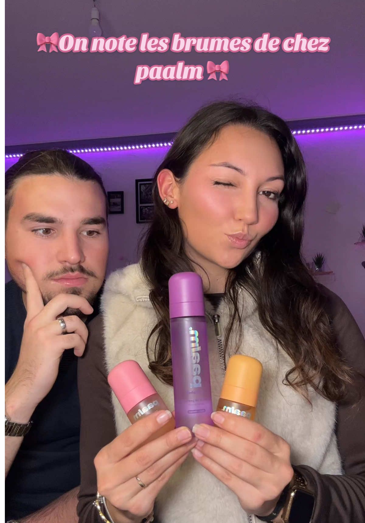 Trop trop fan la candy sweat 🍭🍬🍧 mais la musc et vraiment pépite aussi @paalmcosmetics #paalm #brumepaalm @MISS LINOUSH 