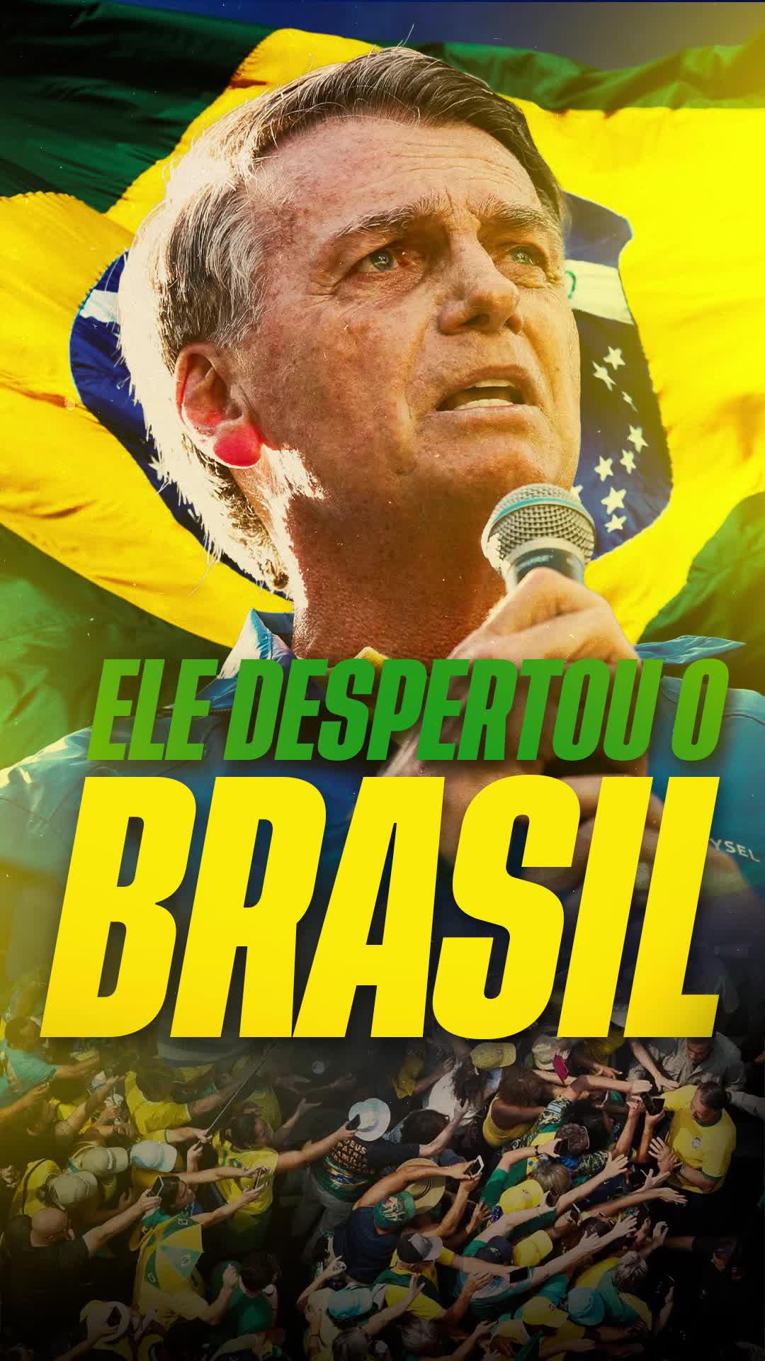 Quando um homem desperta um povo, ele nunca luta sozinho. O Brasil segue acordado. E segue com ele. 🇧🇷 Estaremos sempre ao seu lado, Bolsonaro! #PL22 #EstamoscomBolsonaro