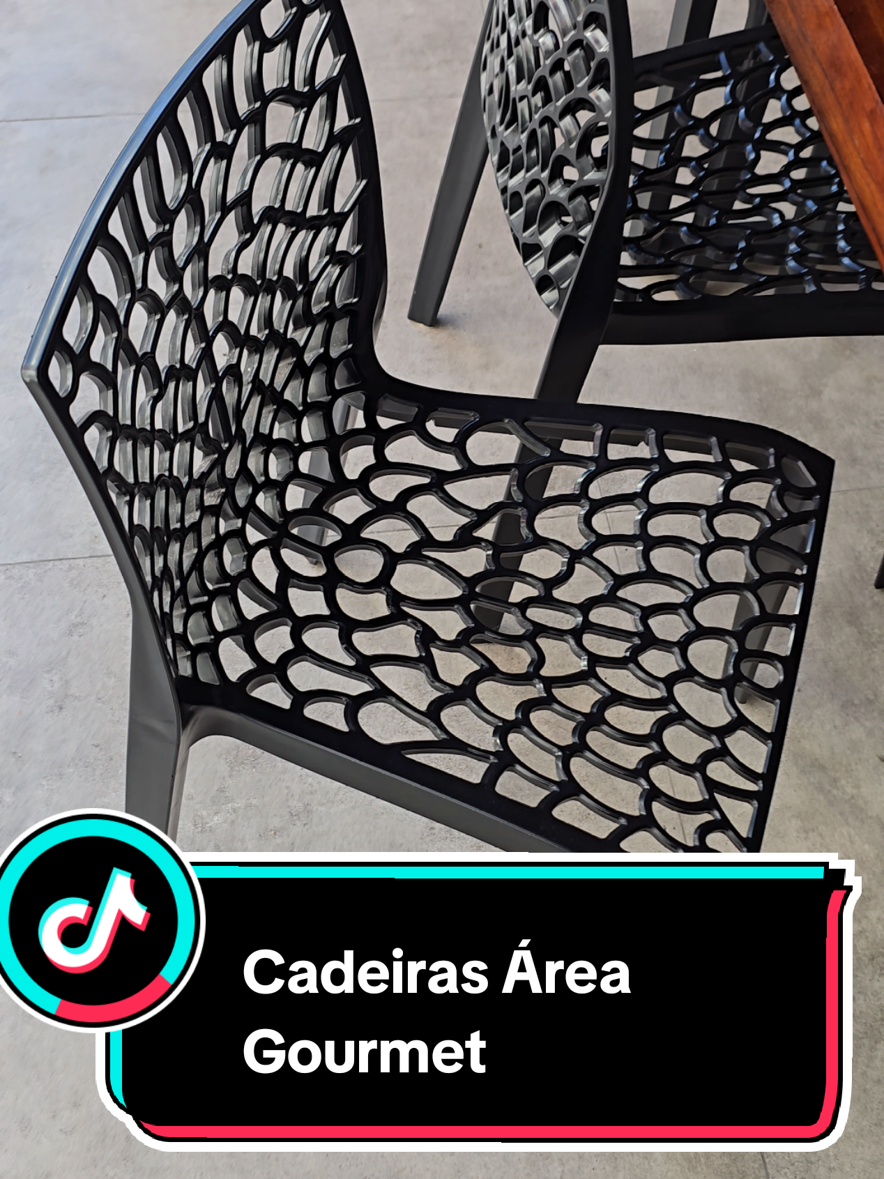 Cadeiras Extremamente Bonitas e Resistentes!!! #cadeira #gourmet  #Casa #decoracao  #cozinha 