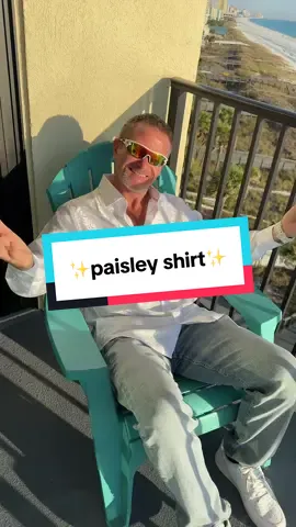 A polished paisley shirt with a modern fit easy to dress up or keep casual. #MensOutfits #tiktokshopblackFriday  #PaisleyShirt #tiktokshopcybermonday  #TikTokShopCreatorPicks 