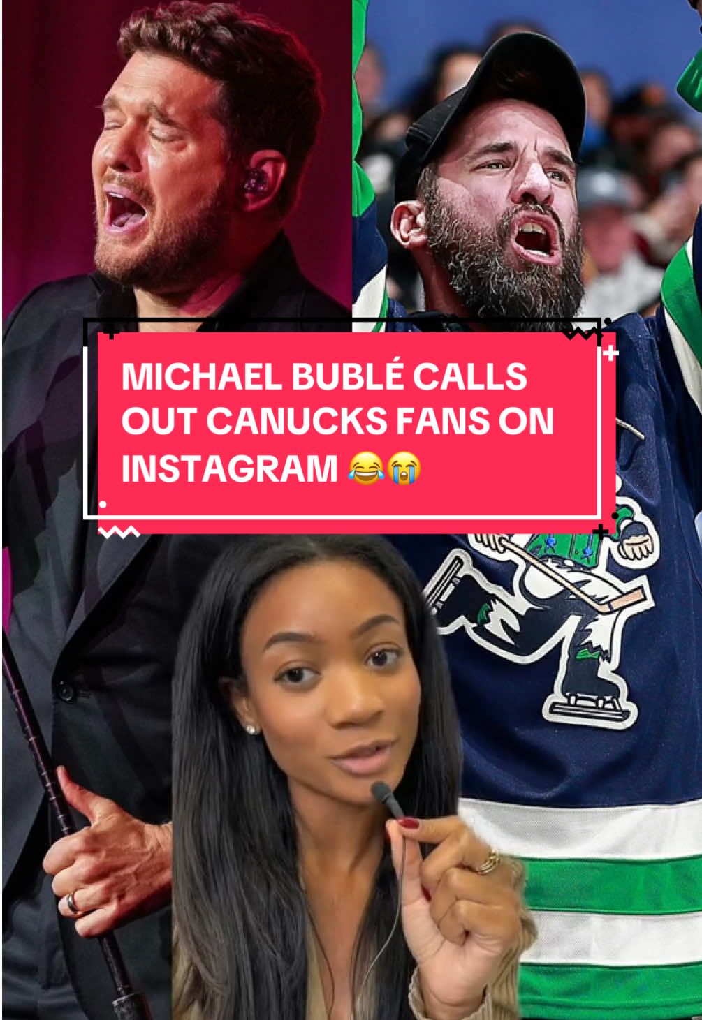 Do you agree or disagree with Michael Bublé? #NHL #hockey #vancouvercanucks #canada @raegansubban  (via: @canucksarmydotcom / ig)