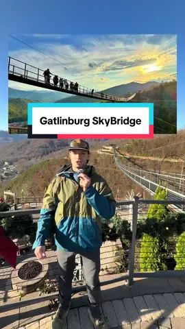 Gatlinburg SkyBridge, TN -Longest Pedestrian Suspension Bridge in North America. -Length: 680 ft or 207 m #Hiking #mountains #tennessee #gatlinburg #greatsmokymountains 