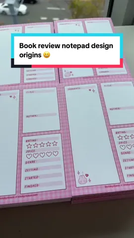 30% off everything on our website => $7 reading log notepads!! Other Black Friday doorbusters include 50% off sticker sheets & $1 select sticker designs! 😄 I added these notepads a bit too late to TikTok shop to join their Black Friday event 🥲 - I tried all types of layouts before getting to this one!! My personal book journal is a Leuchtturm A5 dotted but if creating your own spreads seems a bit daunting, these notepads are perfect! - #bookreview #notepad #readinglog #readingjournal #bookjournal 