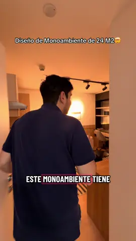 Te muestro el diseño de este mono ambiente en 1 minuto  #diseño #monoambiente #airbnb
