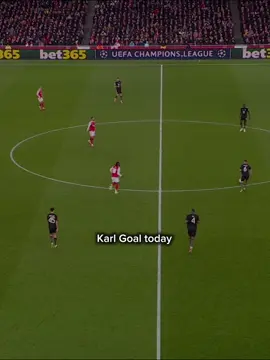 Karl Goal Vs Arsenal Today 😍😍 I #fyp #viral #footballtiktok #championsleague #karl 