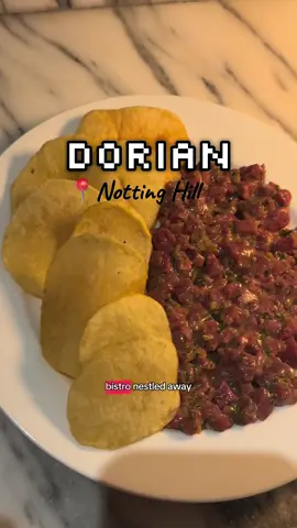 Finally got to visit the ever famous, ever hyped Dorian bistro in Notting Hill, London! This little Michelin spot is nestled away right off portobello road… famous for its wood smoked steak, it’s one of the hottest reservations in town. Have you been? Did you love it? xxx  #londonlife #londonhotspots #londonfood #foodguide #steak 