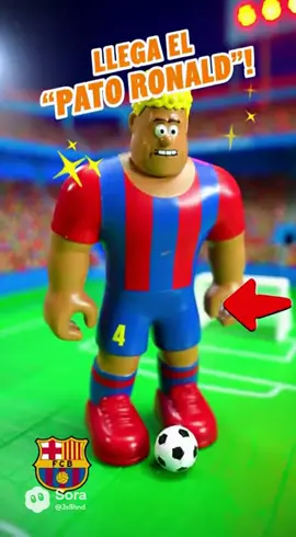 Ya ha llegado el pato ronald araujo! *video de humor, no menciona a personas ni acciones reales   #araujo #fcbarcelona #championsleague #IA #fyp 