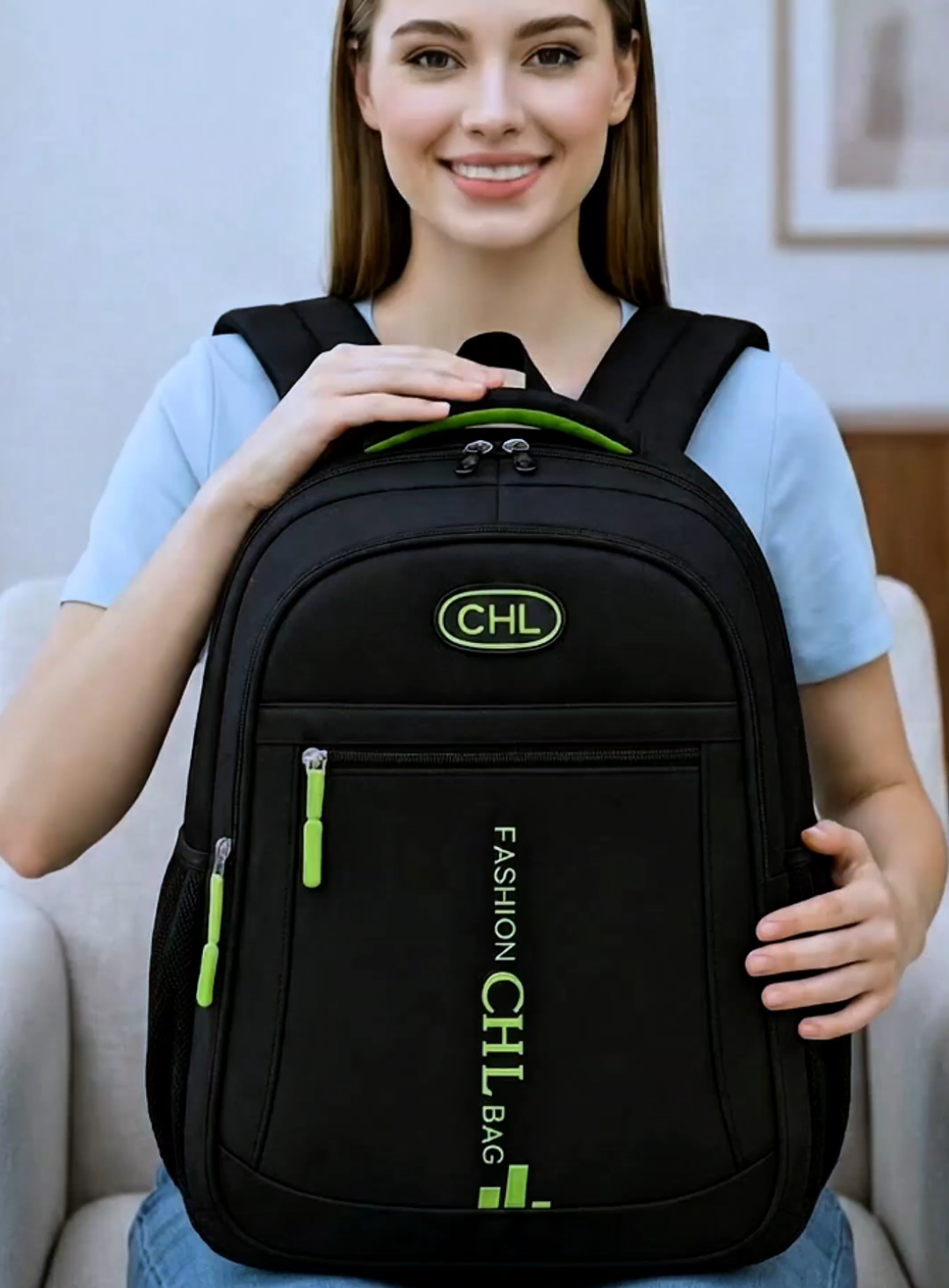 Mochila grande e reforçada na promoção #mochila #mala #bolsa #blackfriday #escola 