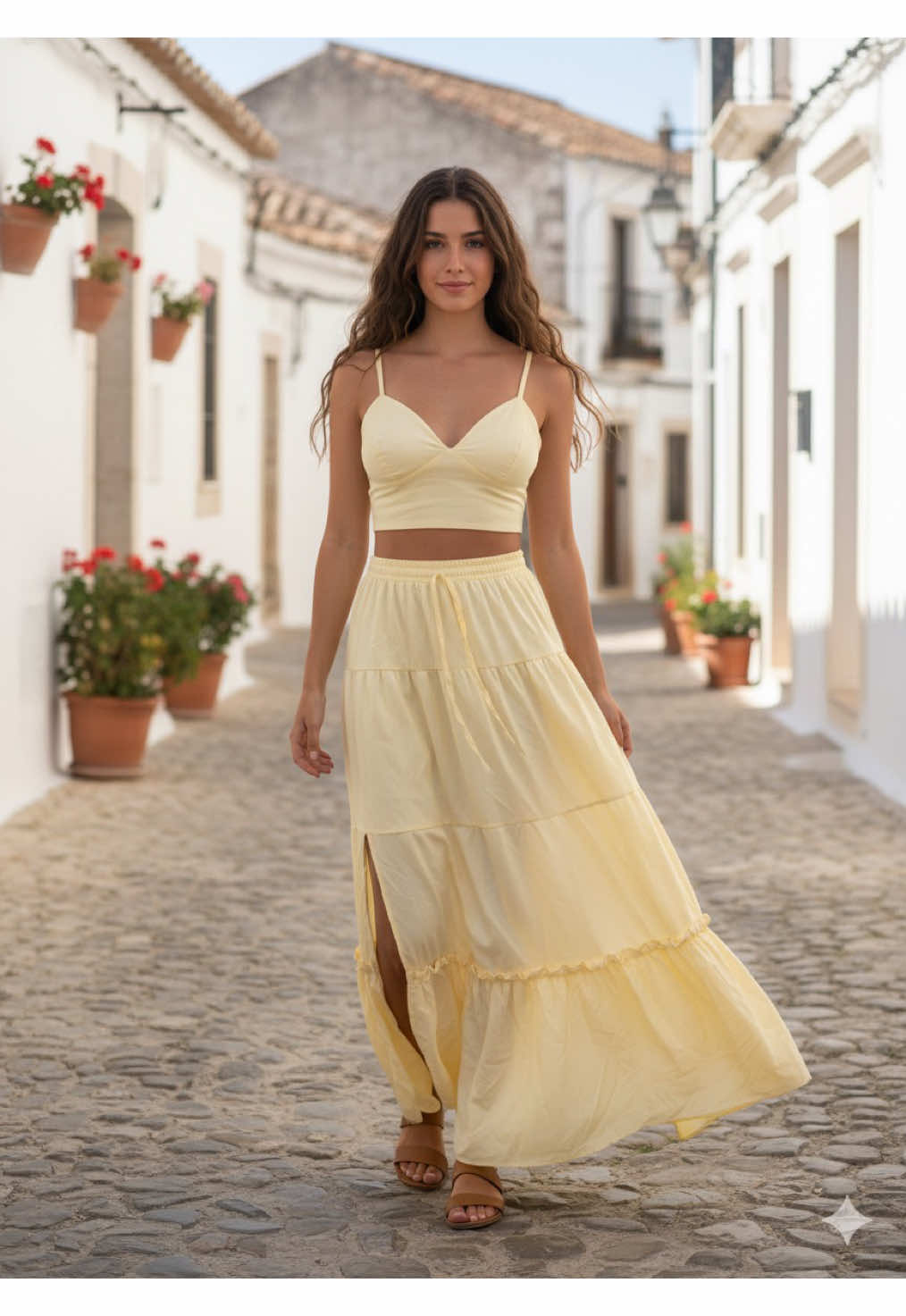 Conjunto saia longa  3 Marias +top cropped  Tecido visco sarja  Possui bojo  •Atacado e varejo  •Enviamos para todo o Brasil  •Ônibus de excursão  •Correios  •Transportadora  #tendencia #verao #saia #vestidos 