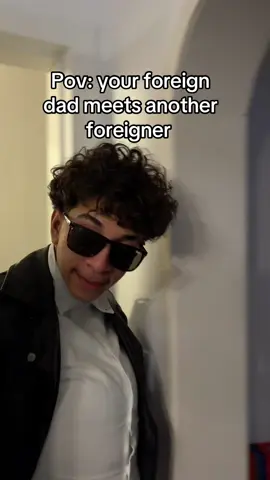 Pov: your foreign dad meets another foreigner  #fyp #fup #lukabrothers #viralvideos #UK 