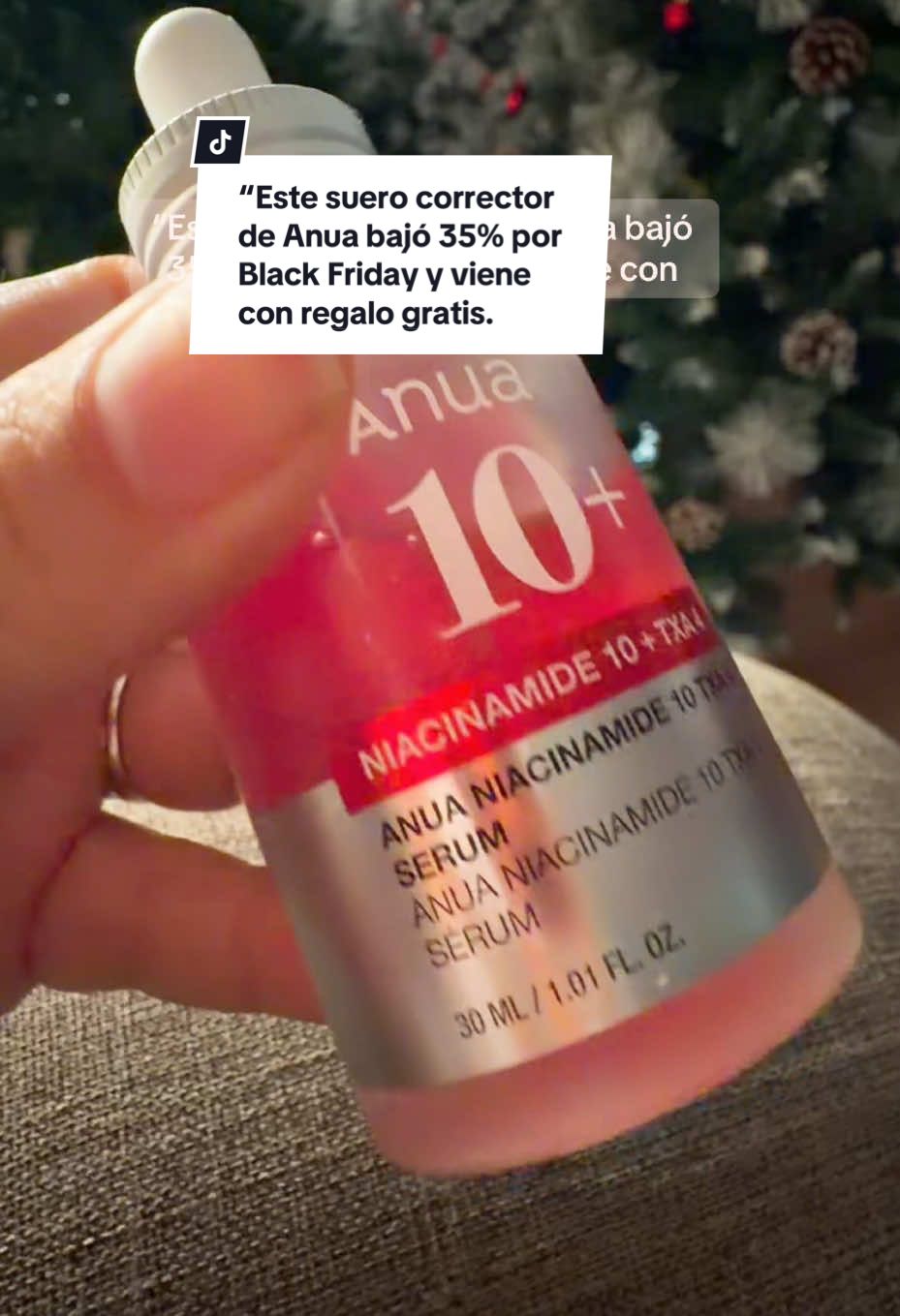 Este suero corrector de Anua bajó 35% por Black Friday y viene con regalo gratis. DISCLAIMER: Oferta sujeta a cambios y disponibilidad. Verifica antes de comprar.#tiktokshopblackfriday #sueroanua #tiktokshopcreatorspicks #tiktokshopcybermonday #cuidadodelapiel 