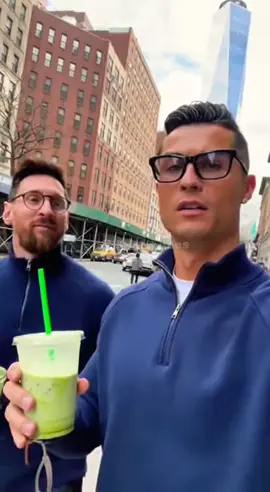 Ronaldo and Messi matcha#messi#ronaldo#ai #matcha #sora 