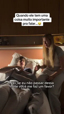 Quando ele tem uma coisa importante pra falar…