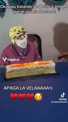 si si siii🤣✌️ #jojosbizarreadventure #josephjoestar #okuyasunijimura #jjba #apagalavela 