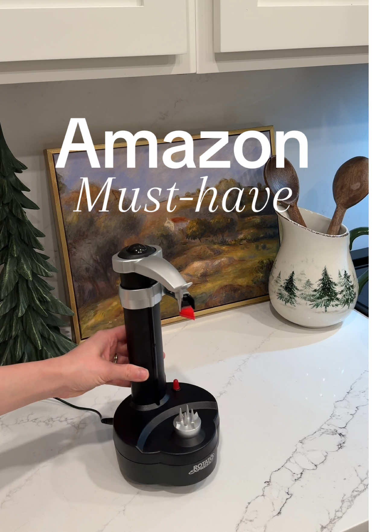 This electric kitchen peeler is a must-have! #amazon #amazonfinds