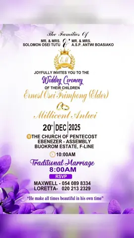 ISAIAH 60:22 WHEN THE TIME IS RIGHT, THE LORD WILL MAKE IT HAPPEN ERMI 2025!🥳🥳