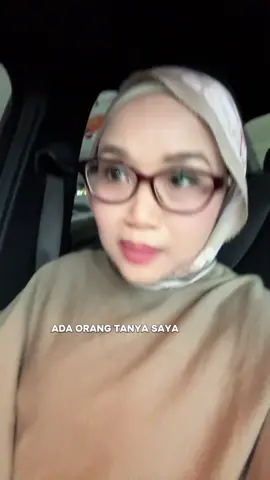 Yg tanya saya, itule jawapannya ya🤓