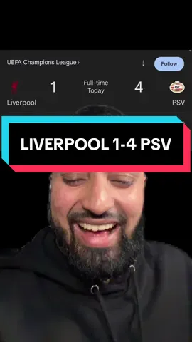 Liverpool 1-4 PSV full time reaction highlights #liverpool #psv #nayeemutd 